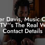 Peter Davis, Music Coor at MTV''s The Real World Contact Details