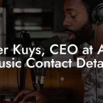 Peter Kuys, CEO at AAO Music Contact Details