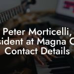 Peter Morticelli, President at Magna Carta Contact Details
