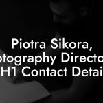 Piotra Sikora, Photography Director at VH1 Contact Details