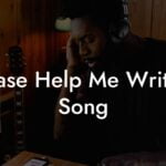 please help me write a song lyric assistant