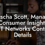 Porscha Scott, Manager of Consumer Insights at BET Networks Contact Details