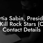 Portia Sabin, President at Kill Rock Stars (OR) Contact Details