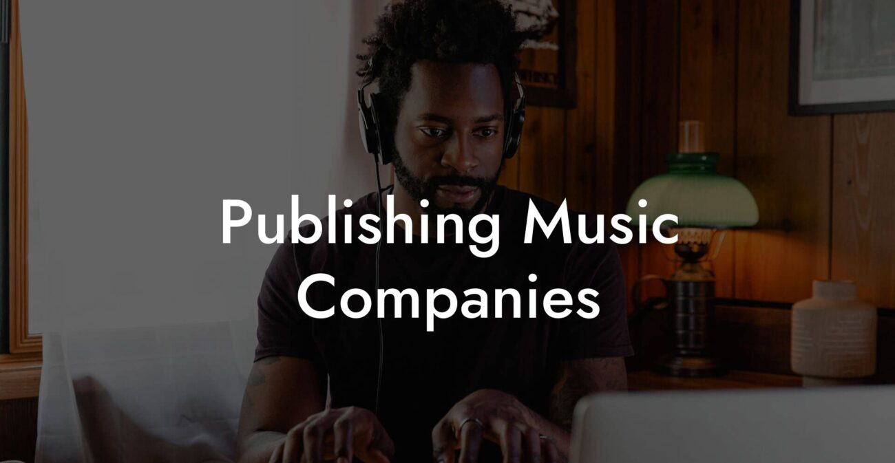 Publishing Music Companies