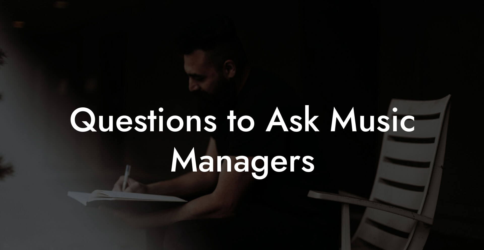 Questions to Ask Music Managers