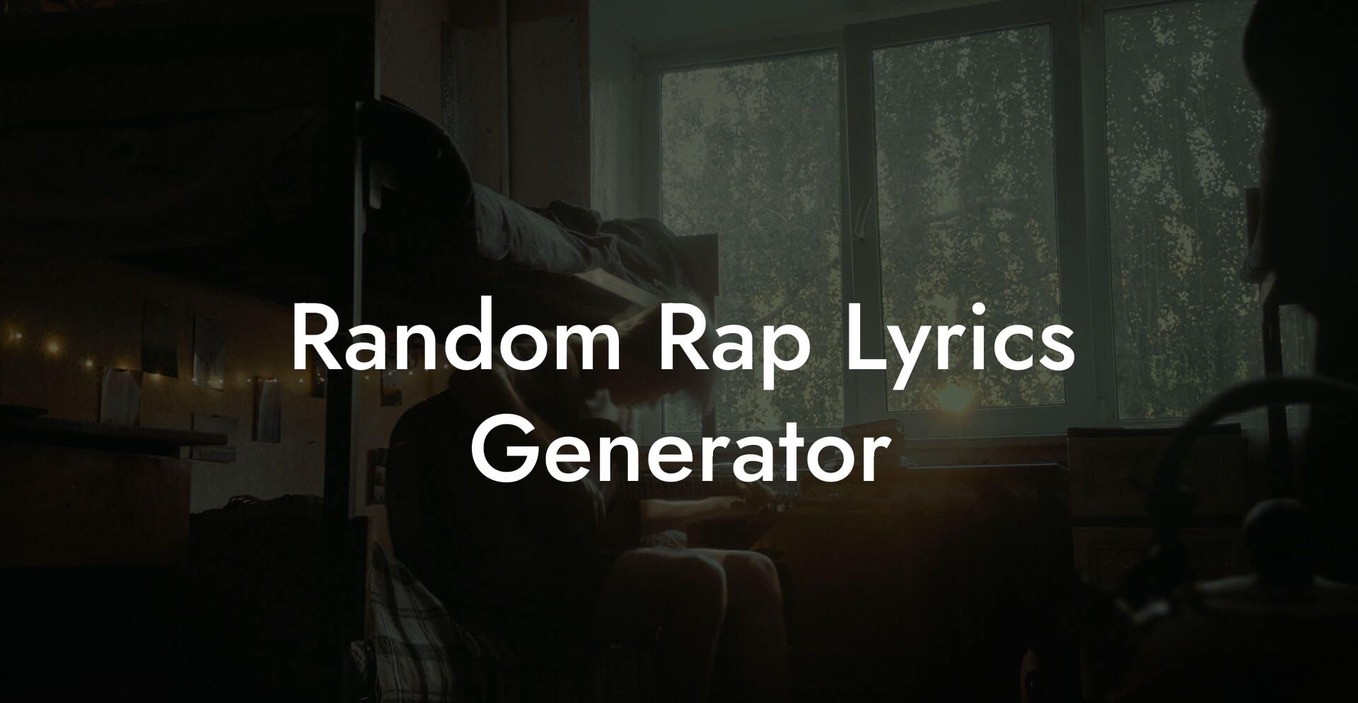 random rap lyrics generator lyric assistant
