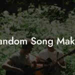random song maker lyric assistant