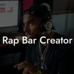 rap bar creator lyric assistant