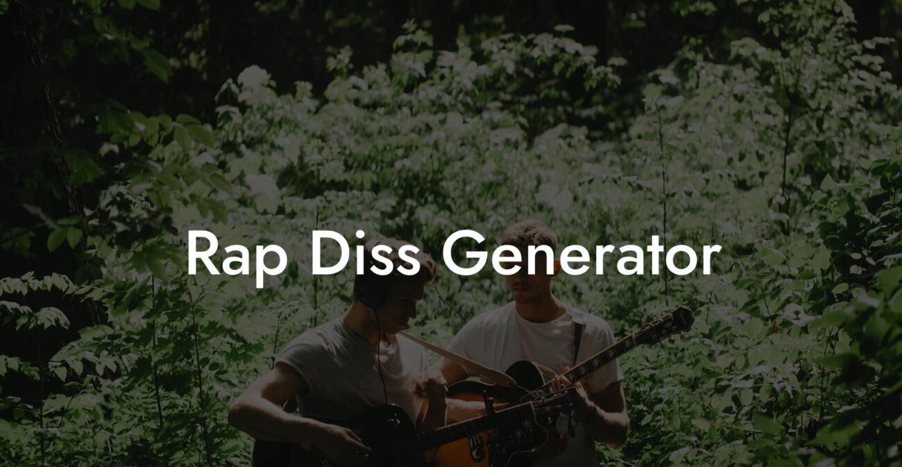 rap diss generator lyric assistant