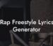 rap freestyle lyrics generator lyric assistant