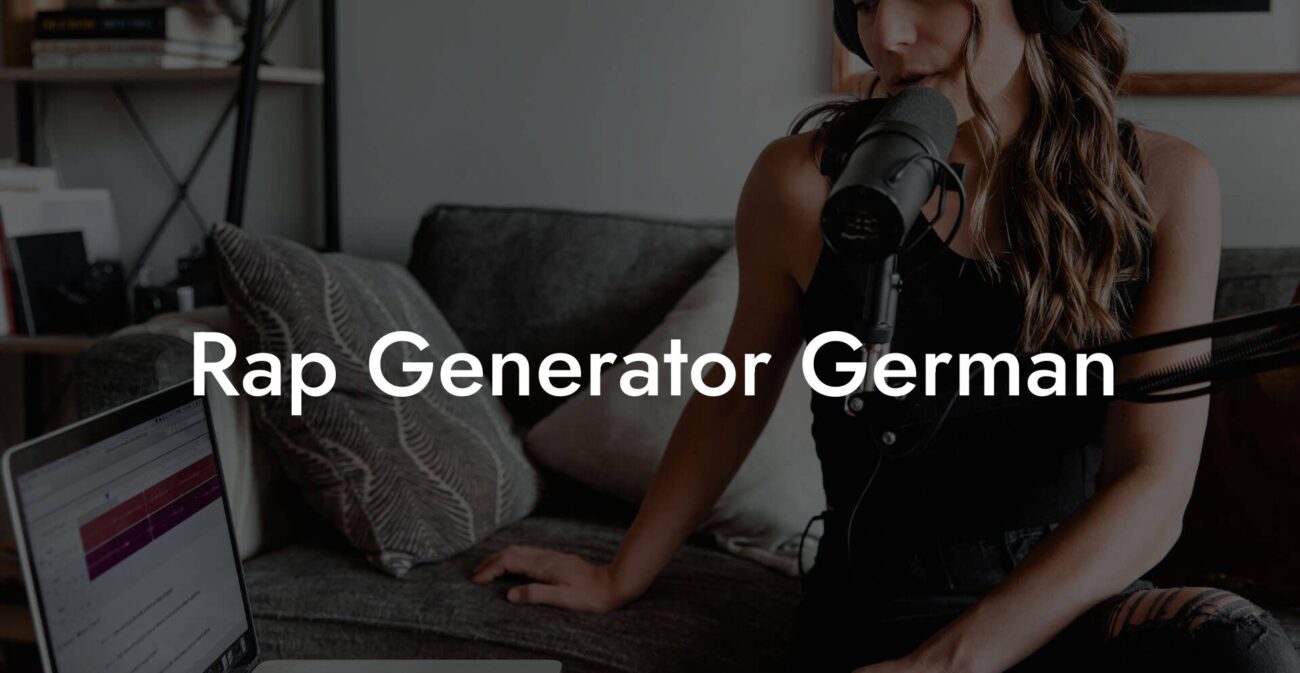 rap generator german lyric assistant
