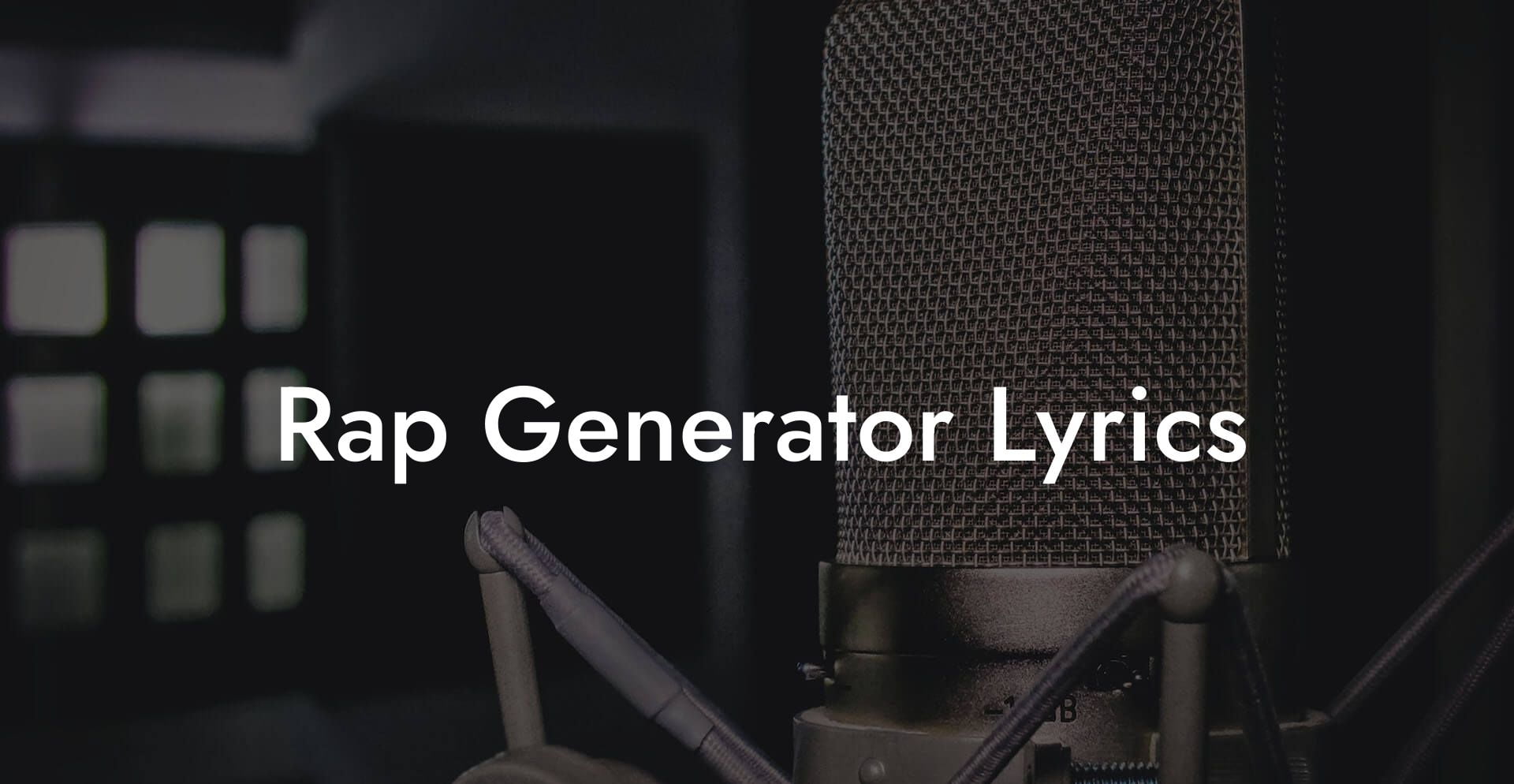 rap generator lyrics lyric assistant