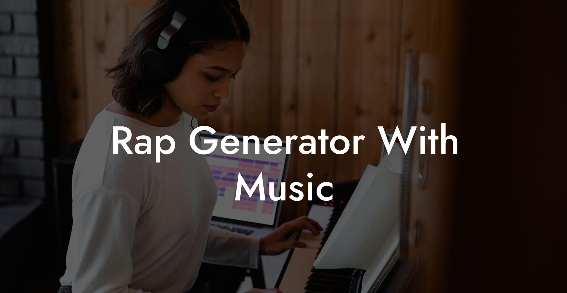 rap generator with music lyric assistant