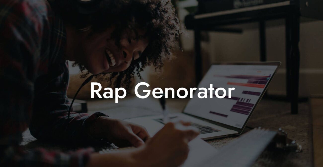 rap genorator lyric assistant