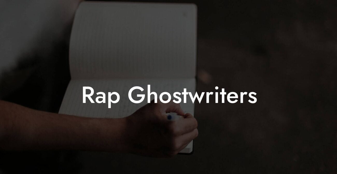 rap ghostwriters lyric assistant