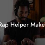rap helper maker lyric assistant