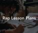 rap lesson plans lyric assistant