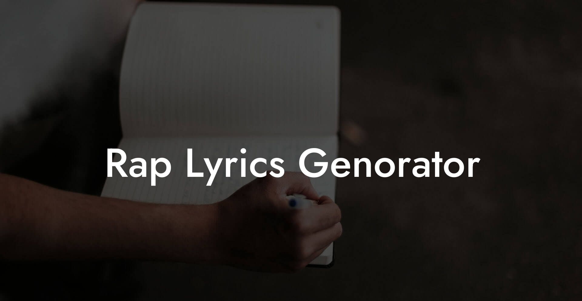 rap lyrics genorator lyric assistant