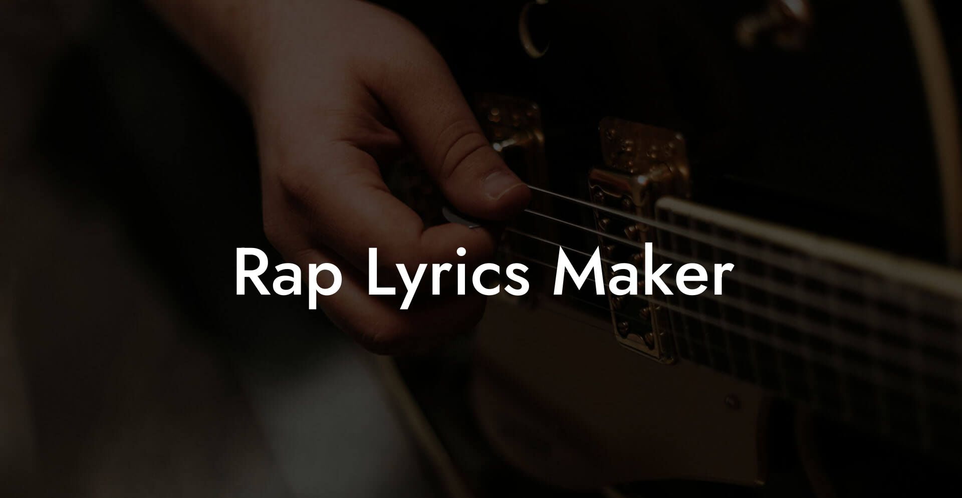 rap lyrics maker lyric assistant
