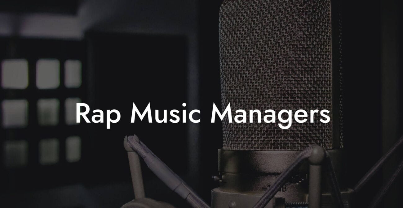 Rap Music Managers