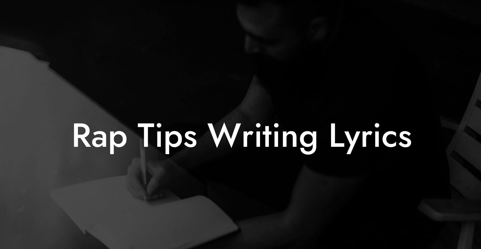 rap tips writing lyrics lyric assistant
