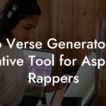 rap verse generator a creative tool for aspiring rappers lyric assistant