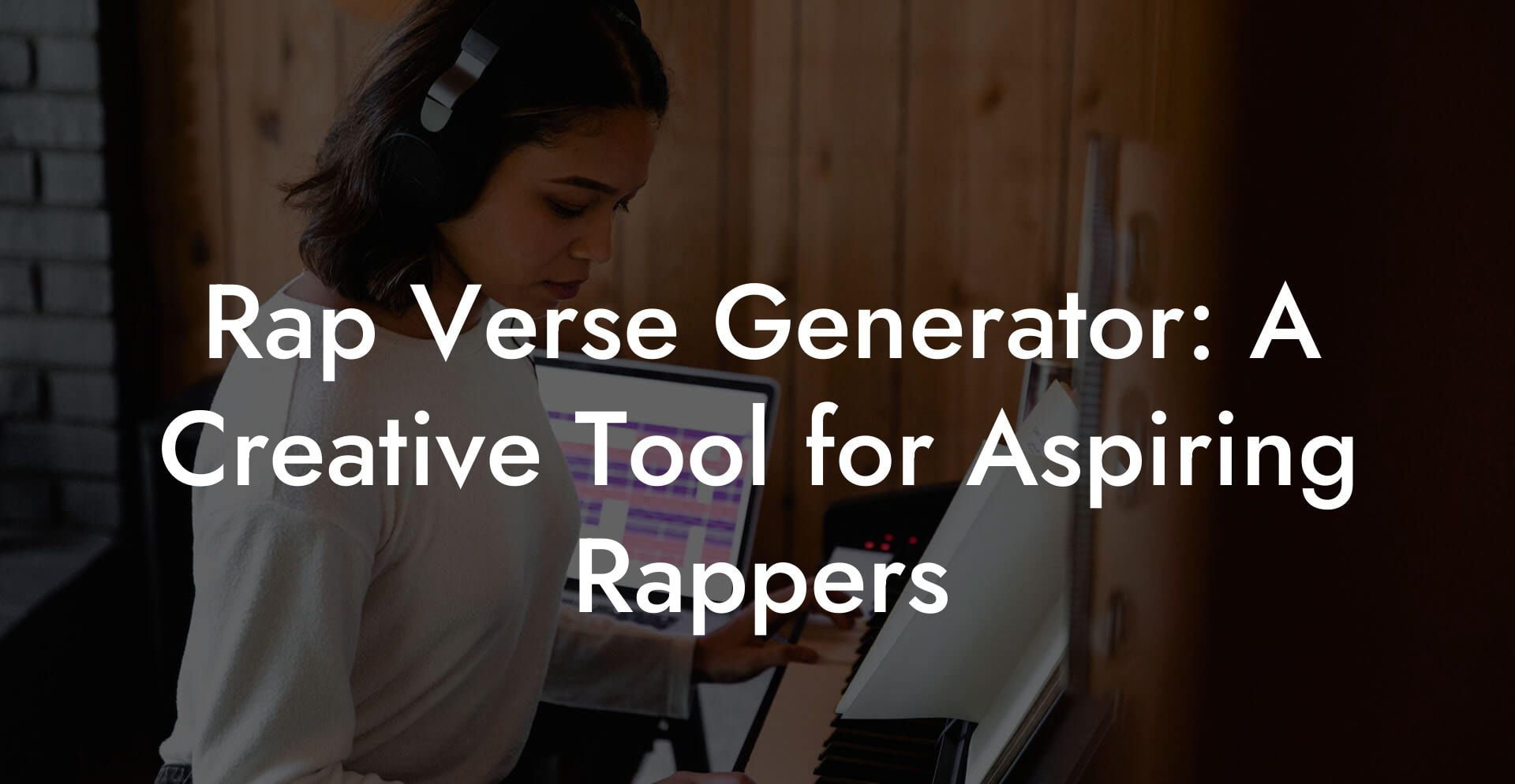 rap verse generator a creative tool for aspiring rappers lyric assistant