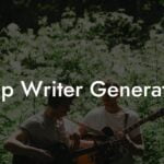 rap writer generator lyric assistant