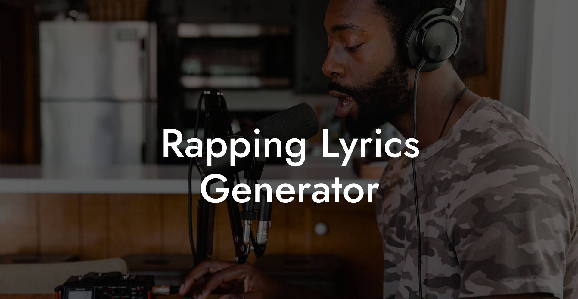 rapping lyrics generator lyric assistant