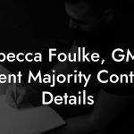 Rebecca Foulke, GM at Silent Majority Contact Details