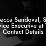 Rebecca Sandoval, Sales Service Executive at VH1 Contact Details