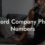 Record Company Phone Numbers