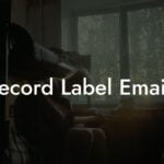 Record Label Emails