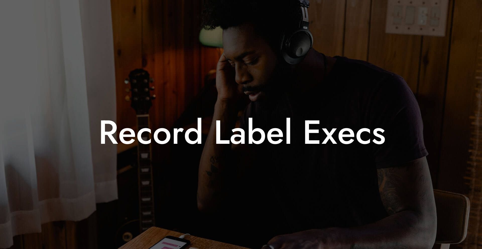 Record Label Execs