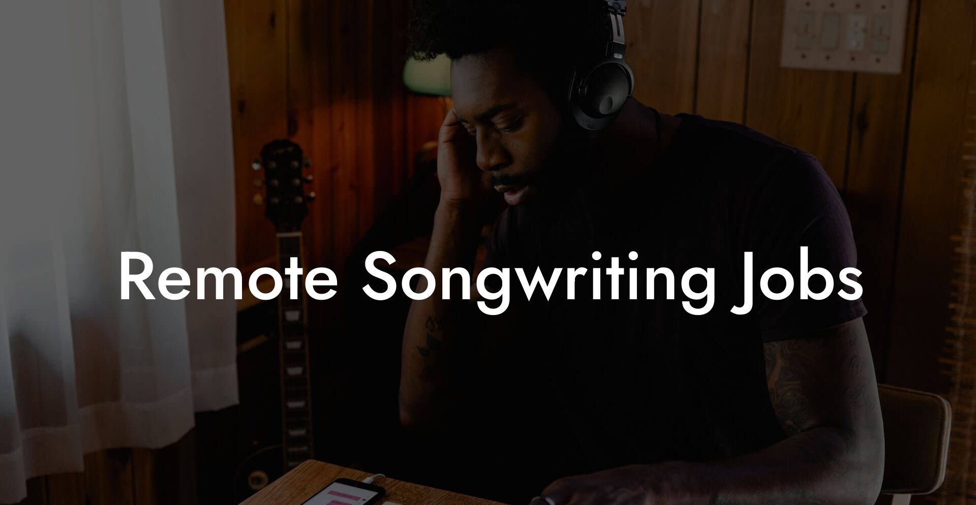 remote songwriting jobs lyric assistant