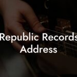 Republic Records Address