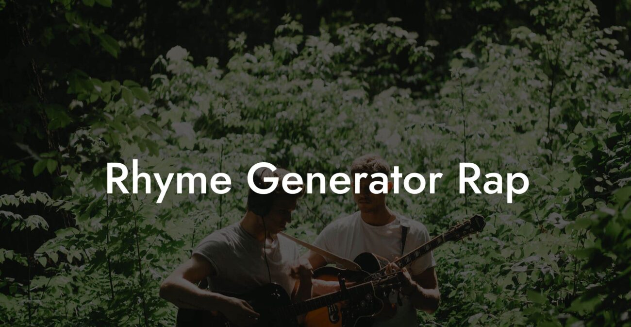 rhyme generator rap lyric assistant