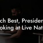 Rich Best, President - Booking at Live Nation