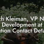 Rich Kleiman, VP New Bus Development at Roc Nation Contact Details