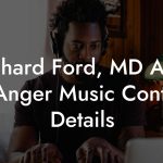 Richard Ford, MD A&R at Anger Music Contact Details