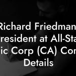 Richard Friedman, President at All-Star Music Corp (CA) Contact Details