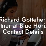 Richard Gotteher, Partner at Blue Horizon Contact Details