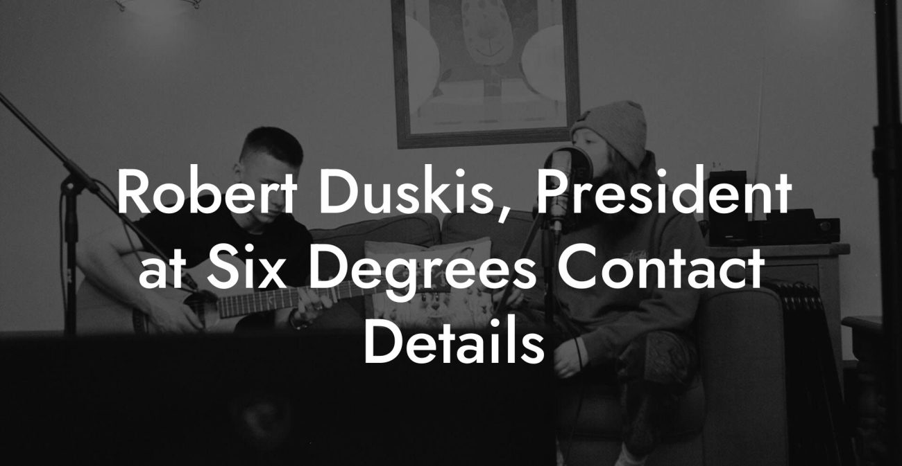 Robert Duskis, President at Six Degrees Contact Details