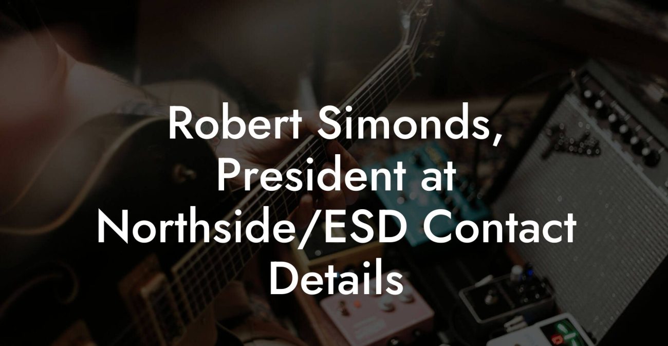 Robert Simonds, President at Northside/ESD Contact Details