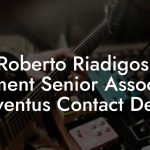 Roberto Riadigos, Entment Senior Associate at Eventus Contact Details