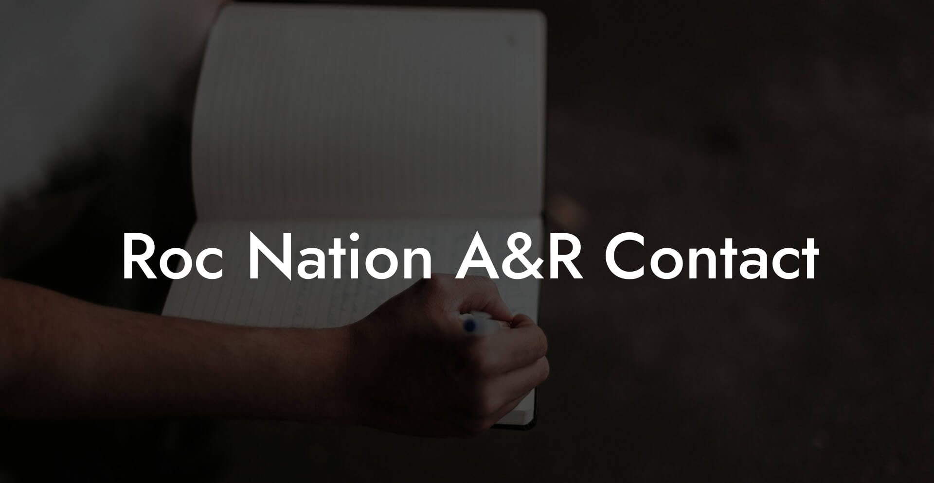 Roc Nation A&R Contact