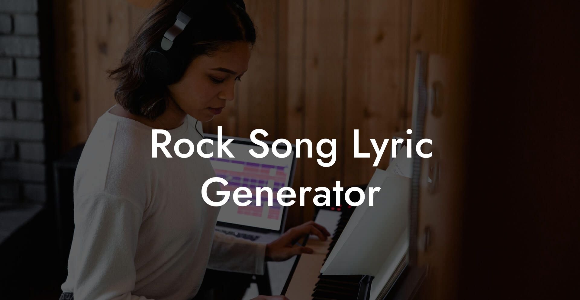 rock song lyric generator lyric assistant
