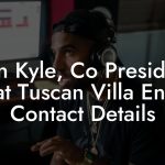 Ron Kyle, Co President at Tuscan Villa Ent Contact Details