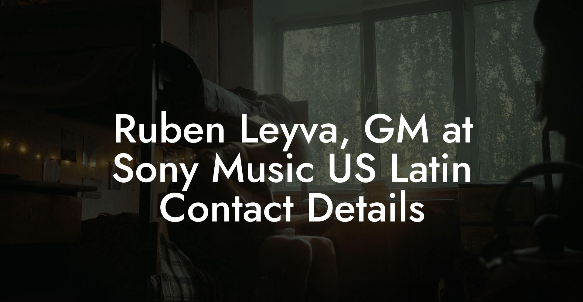 Ruben Leyva, GM at Sony Music US Latin Contact Details