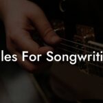 rules for songwriting lyric assistant